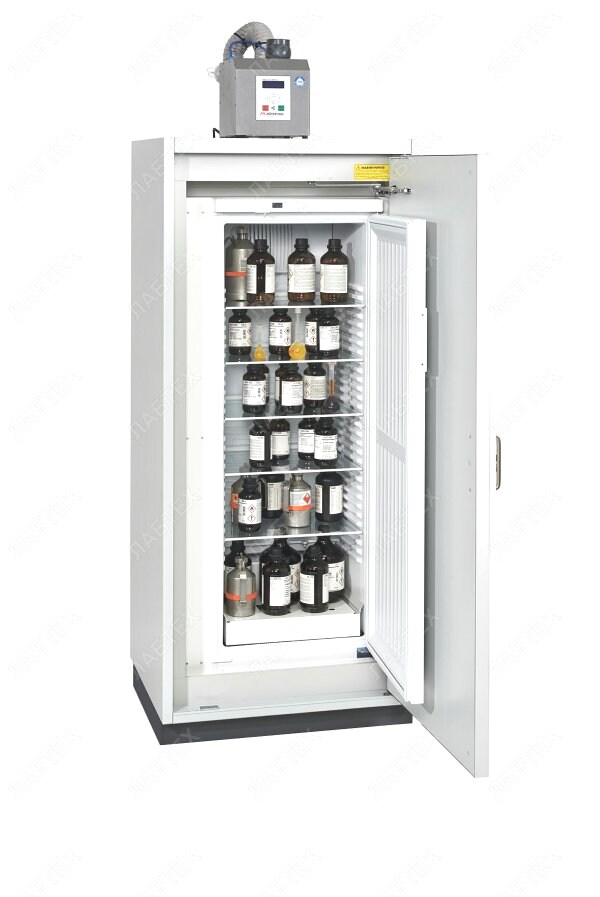 Шкаф для хранения ЛВЖ Dueperthal COOL standard XL Type 90 с взрывозащищенным холодильником, 895*745*2040